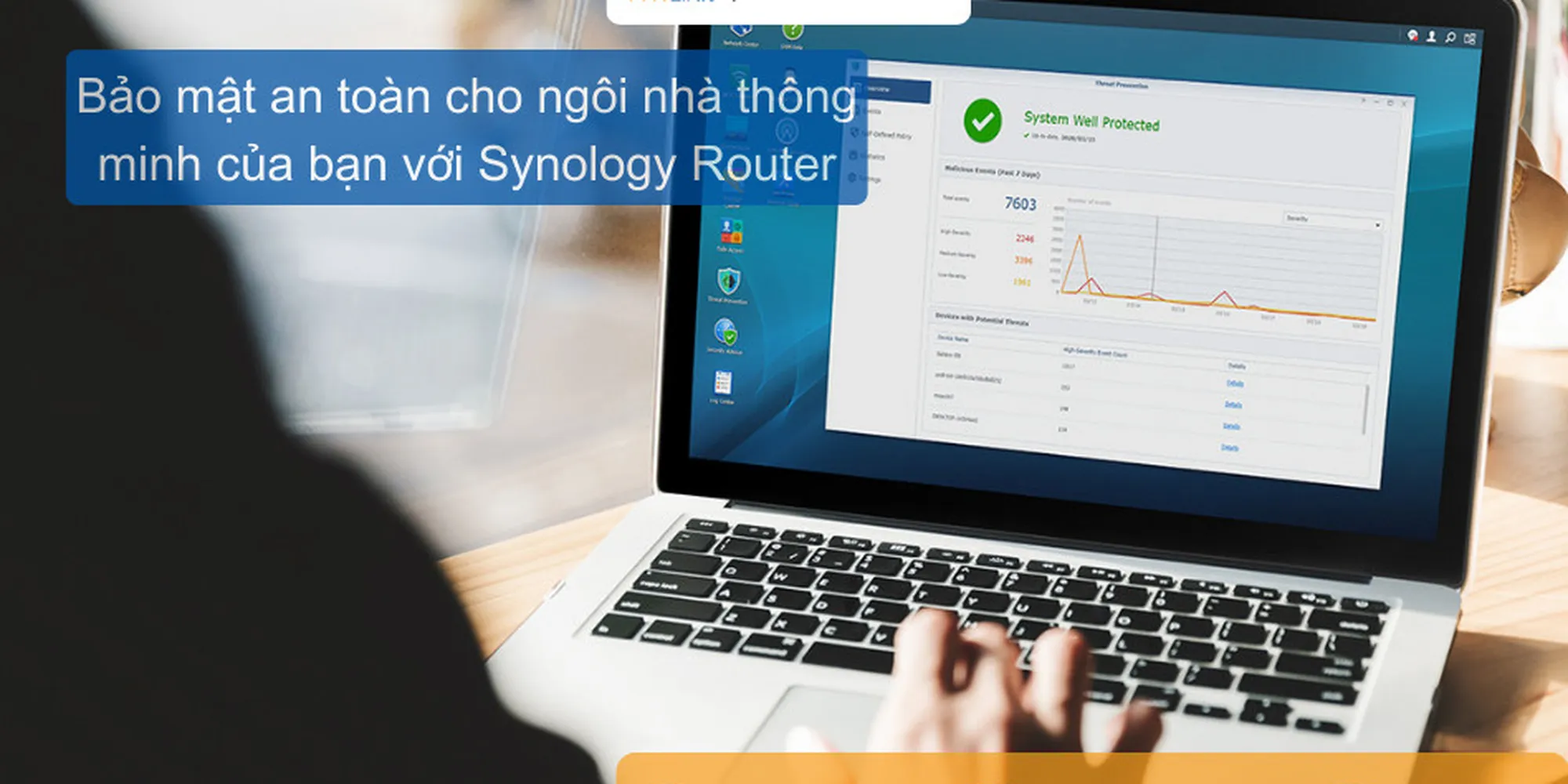 Bảo mật an toàn cho ngôi nhà thông minh của bạn với Synology Router