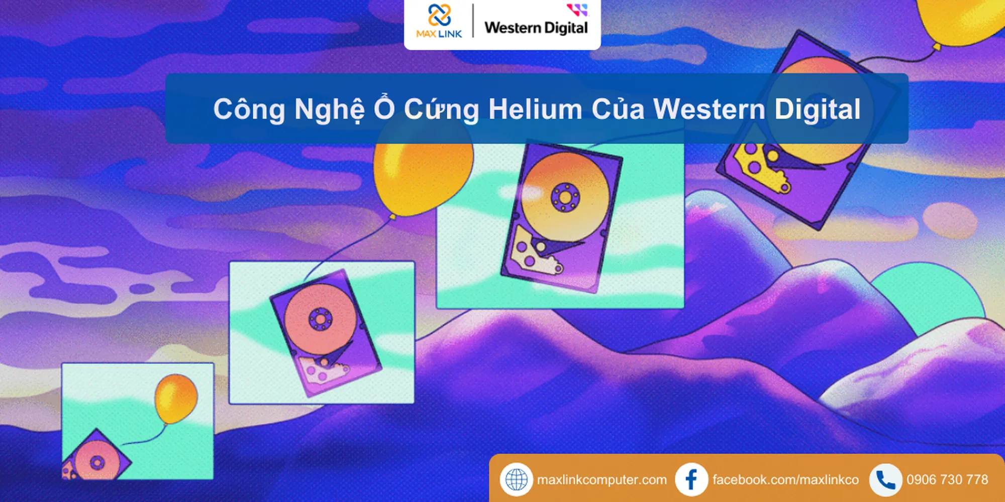 Công Nghệ Ổ Cứng Helium Của Western Digital
