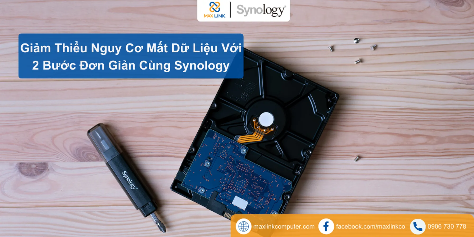 Giảm Thiểu Nguy Cơ Mất Dữ Liệu Với 2 Bước Đơn Giản Cùng Synology