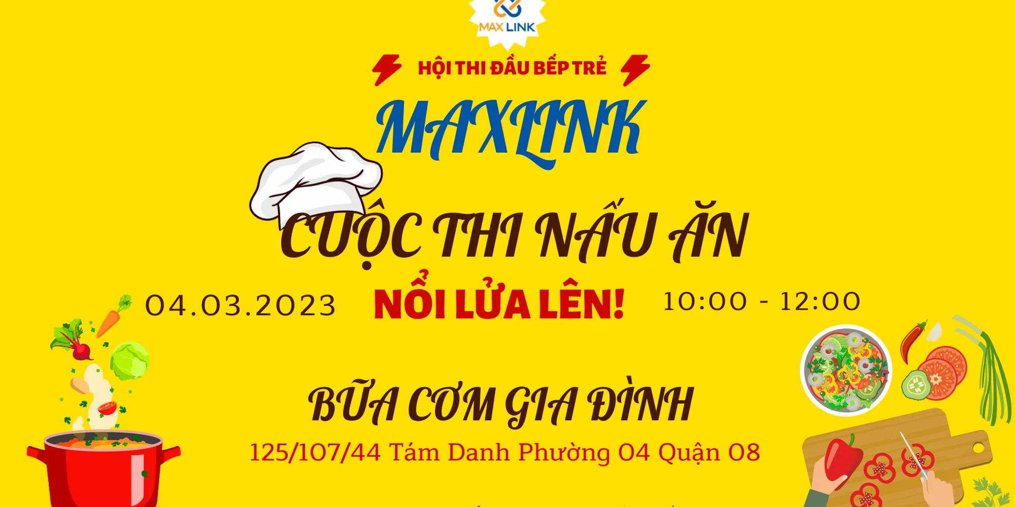 Hội thi Nấu ăn với chủ đề Bữa cơm gia đình chào mừng ngày Quốc tế Phụ nữ 8/3
