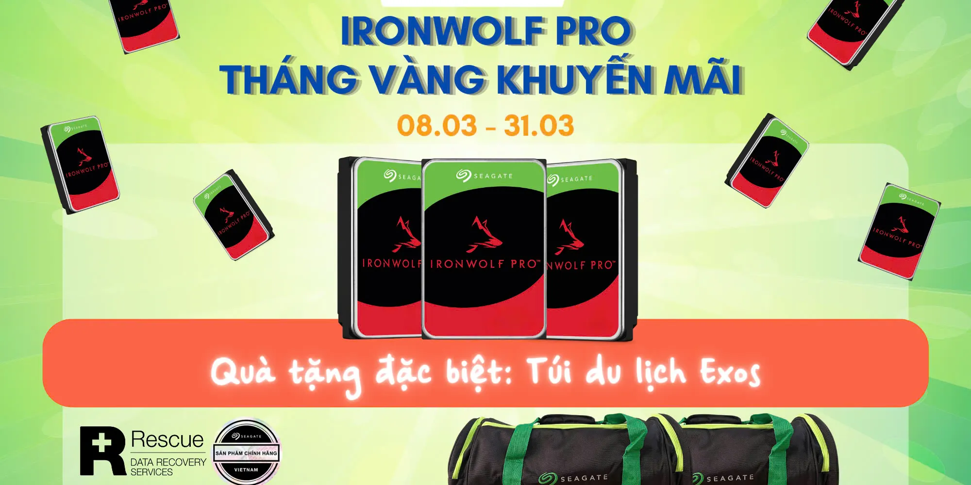 IronWolf Pro – Tháng Vàng Khuyến Mãi