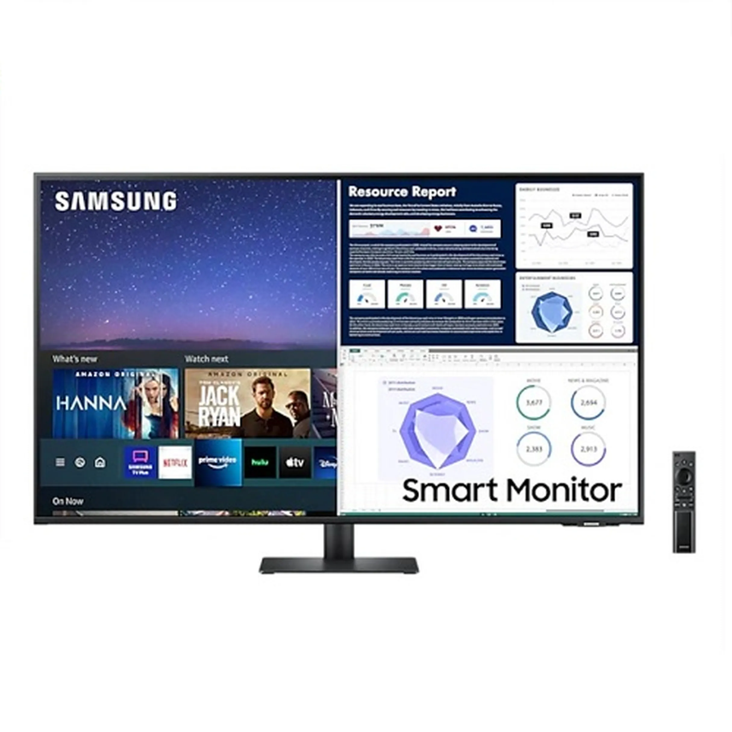 Màn hình thông minh Samsung 43 inch LS43AM702UEXXV Smart monitors