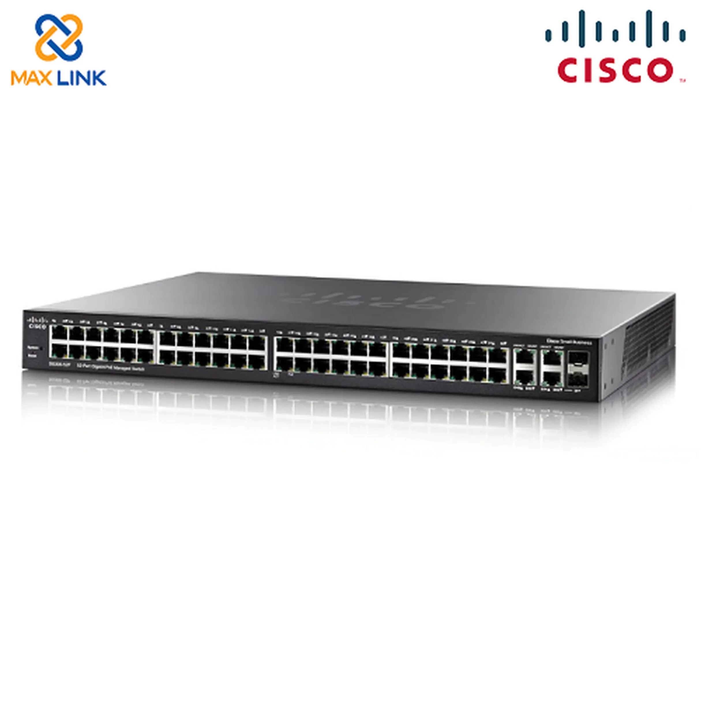 Cisco SG350-52P-K9-EU 52-Port Gigabit PoE Managed Switch – System Max