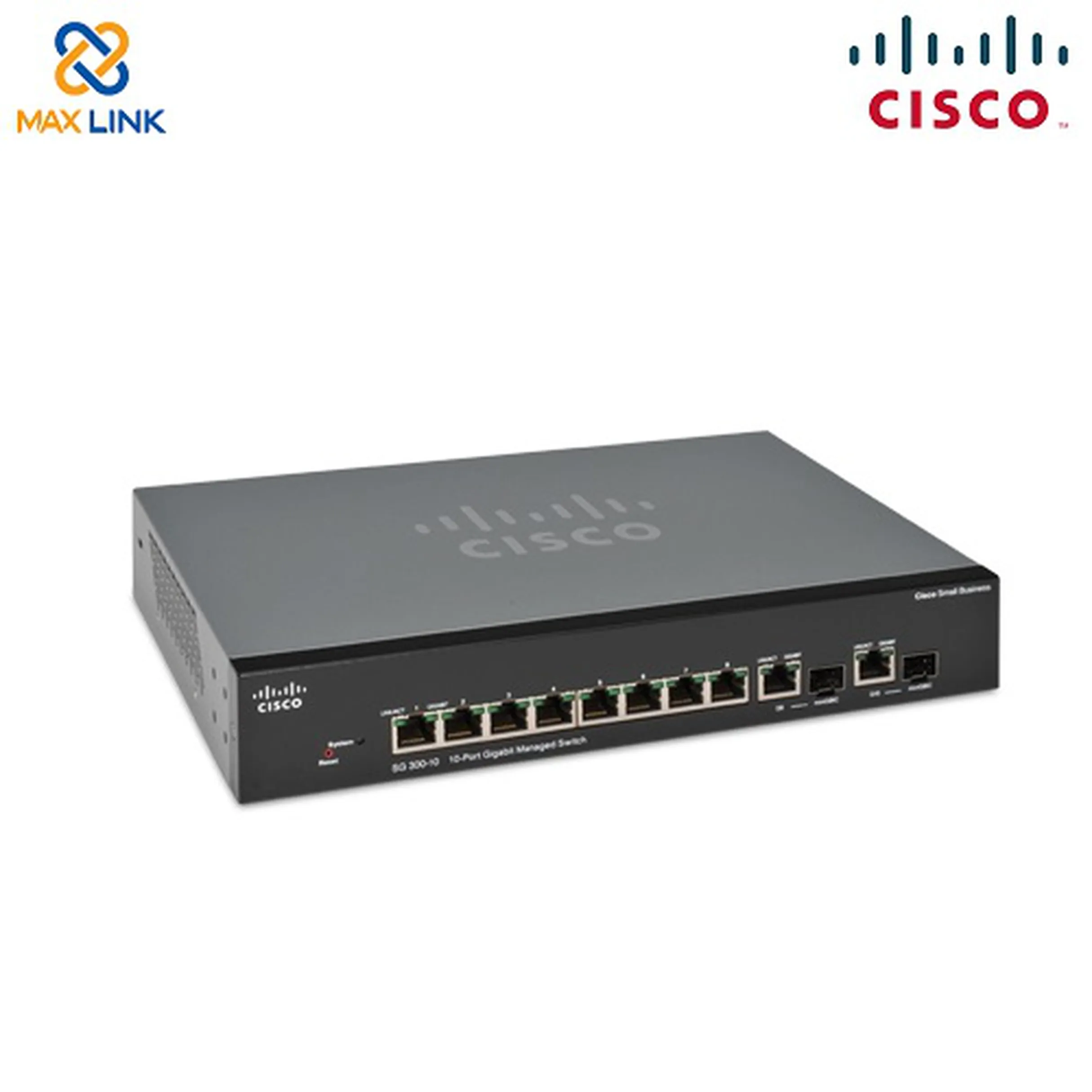Cisco SG350-10MP 10-port Gigabit POE Managed Switch
