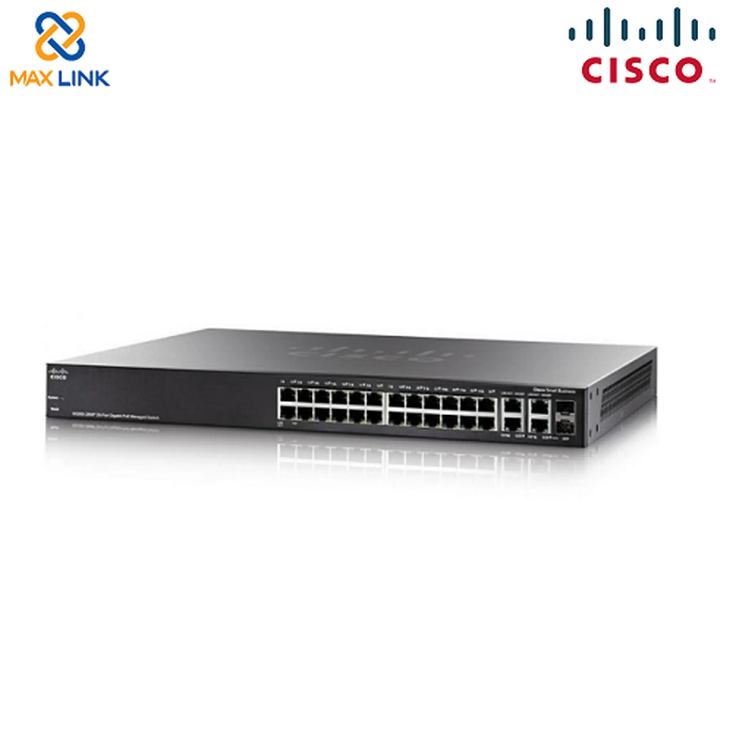 Cisco SG350-52P-K9-EU 52-Port Gigabit PoE Managed Switch – System Max