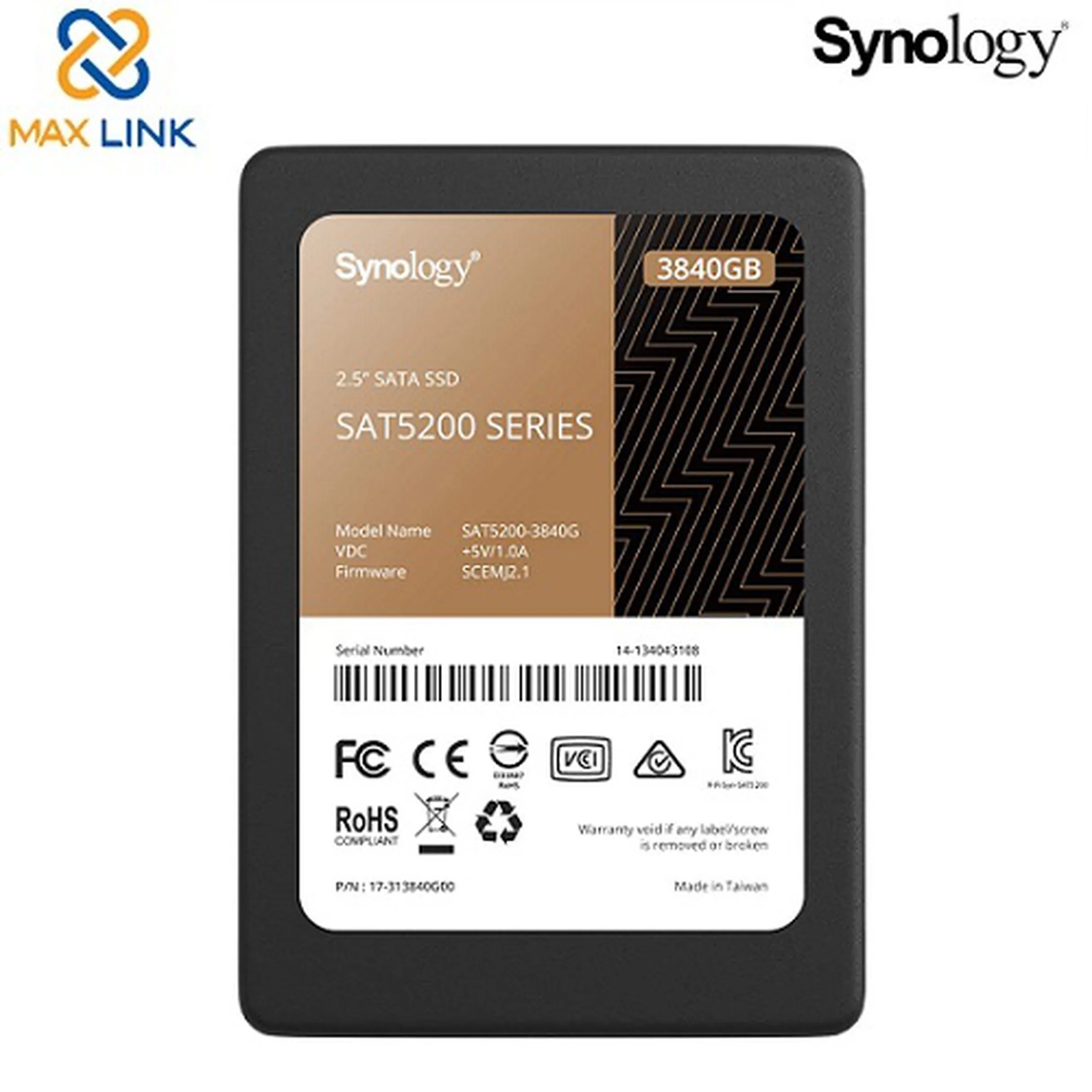 Ổ cứng SSD Synology 2,5 inch SATA SAT5200-3840G