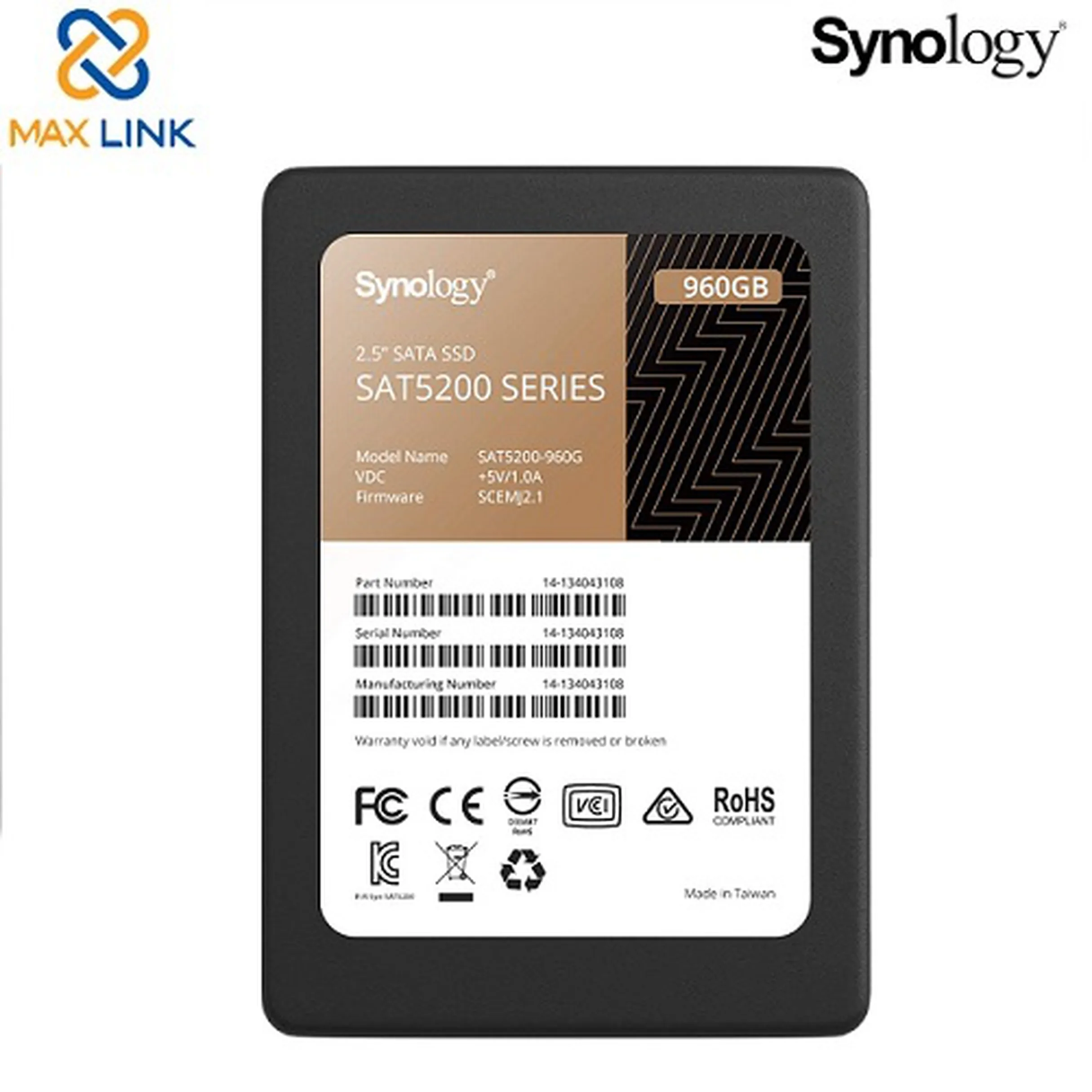 Ổ cứng SSD Synology 2,5 inch SATA SAT5200-960G