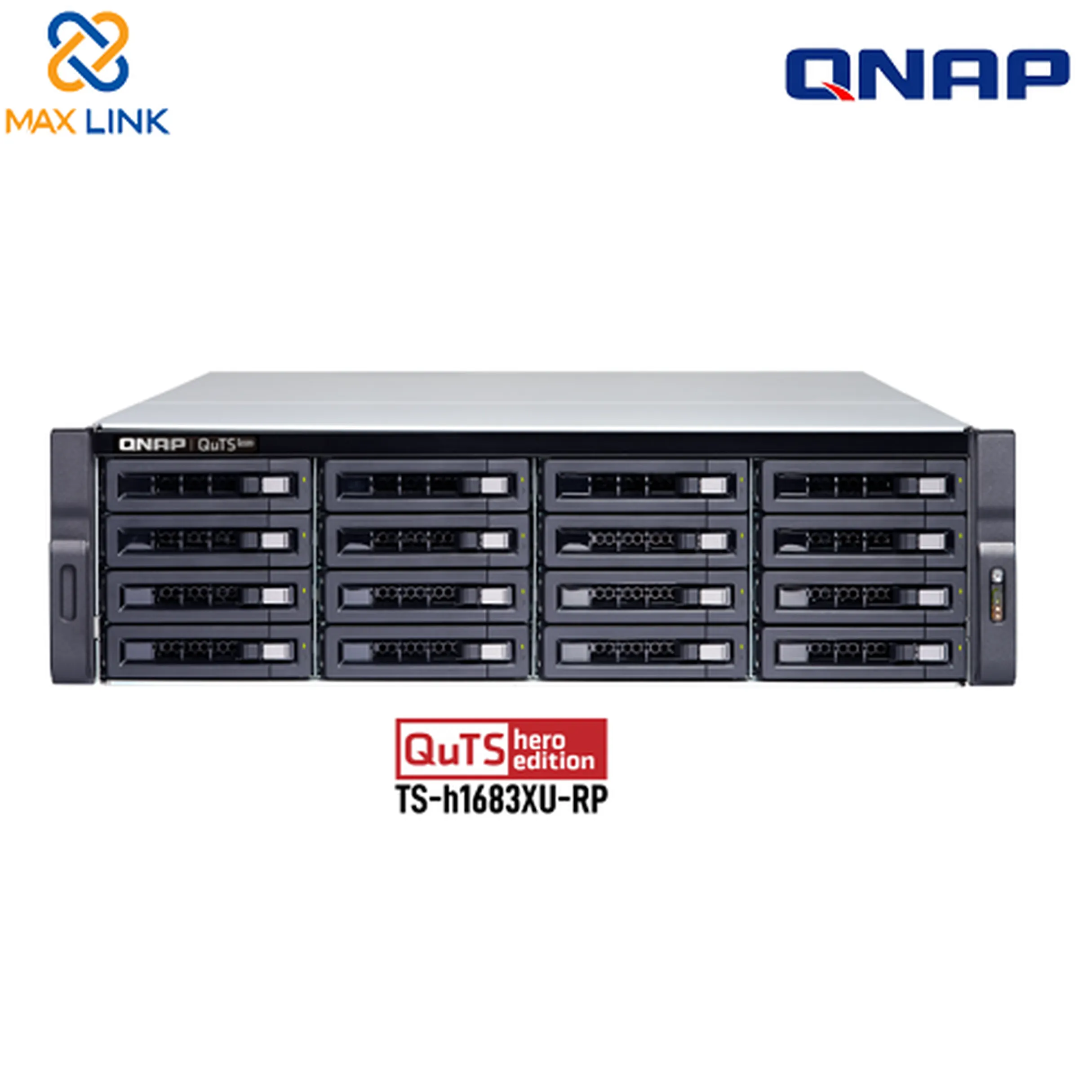 Thiết bị lưu trữ mạng NAS Qnap TS-h1683XU-RP-E2236-128G