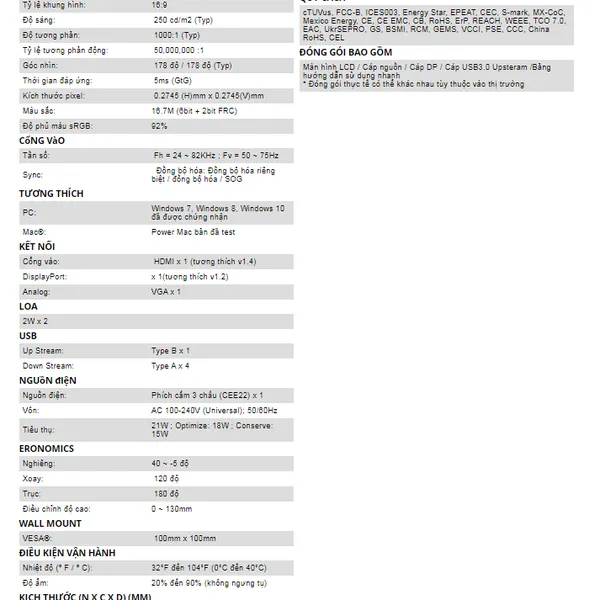 Màn hình máy tính LCD ViewSonic VG2448 24" Monitor