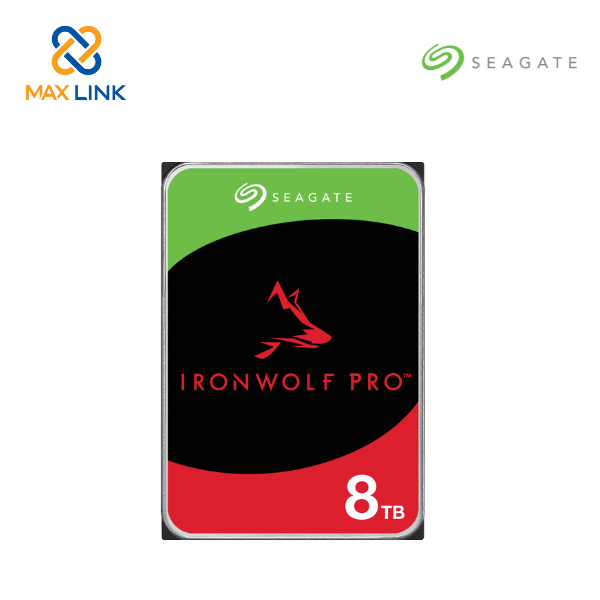 Ổ cứng HDD SEAGATE NAS IRONWOLF PRO 3.5 8TB ST8000VN002