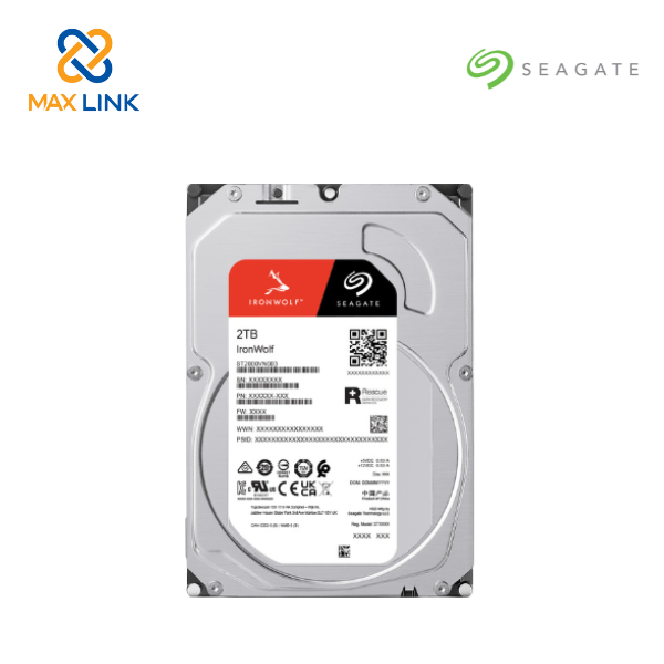 Ổ cứng HDD SEAGATE NAS IRONWOLF 3.5 2TB ST2000VN003
