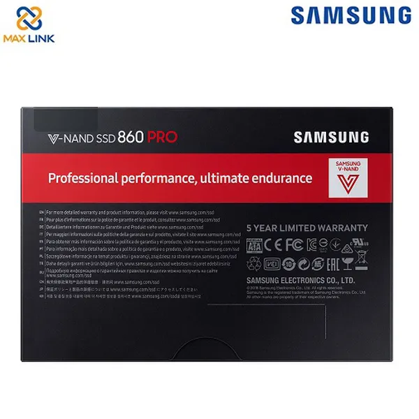 Ổ cứng SAMSUNG SSD 860 PRO 512GB MZ-76P512BW