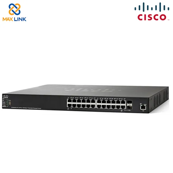 Cisco SG350X-24P 24-port Gigabit POE Stackable Switch