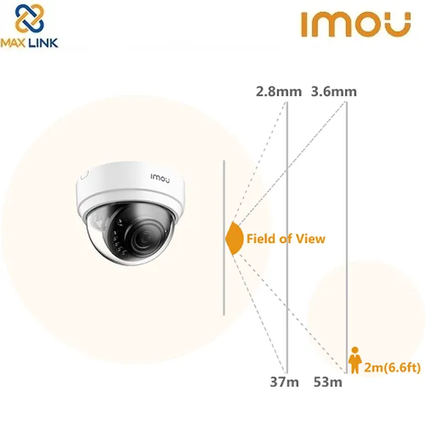 Camera wifi ngoài trời 2MP DAHUA IMOU Dome Lite IPC-D22P