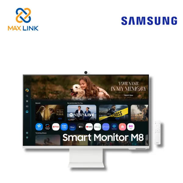 Màn hình thông minh Samsung Vision AI M8 M80F 4K 32 inch LS32FM803UEXXV