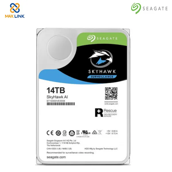 Ổ cứng Seagate SKYHAWK HDD 14TB ST14000VE0008