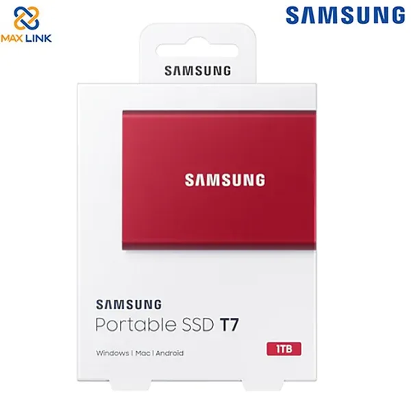 Ổ cứng SSD SAMSUNG T7 PORTABLE 1TB MU-PC1T0R/WW