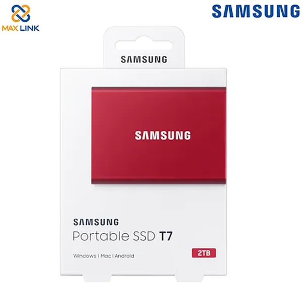 Ổ cứng SSD SAMSUNG T7 PORTABLE 2TB MU-PC2T0R/WW