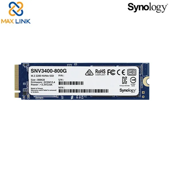 Ổ cứng Synology M.2 22110 NVMe SSD SNV3400-800GB 