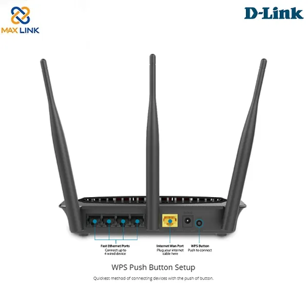 Bộ phát sóng Wi-Fi không dây dành cho giải trí đa phương tiện DIR-809
