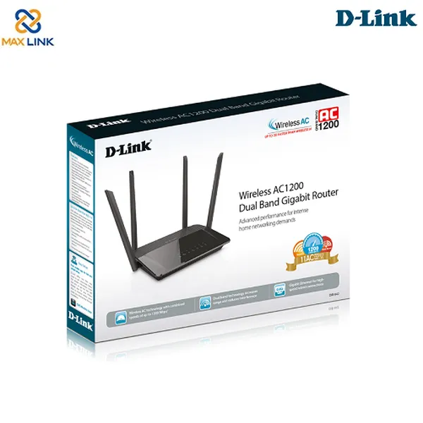 Bộ phát sóng Wi-Fi không dây dành cho giải trí đa phương tiện DIR-842