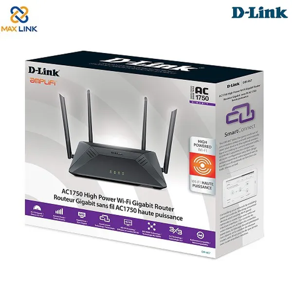 Bộ phát sóng Wi-Fi không dây dành cho giải trí đa phương tiện DIR-867