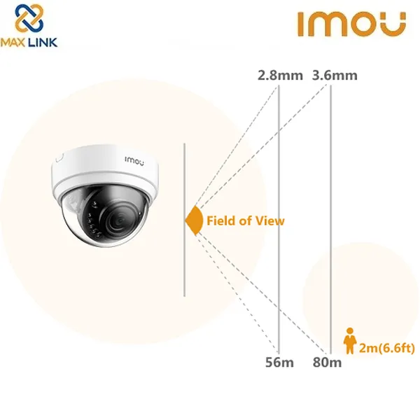Camera wifi ngoài trời 4MP DAHUA IMOU Dome Lite 4MP IPC-D42P