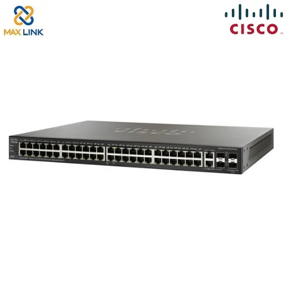 Cisco SF300-48PP 48-port 10/100 PoE+ Managed Switch w/Gig Uplinks