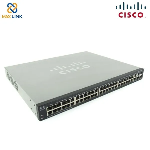 Cisco SF300-48PP 48-port 10/100 PoE+ Managed Switch w/Gig Uplinks