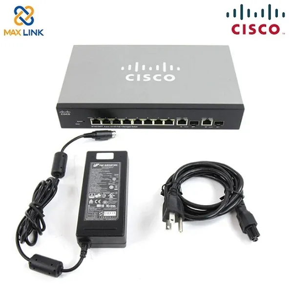 Cisco SF302-08MPP 8-port 10/100 Max PoE+ Managed Switch