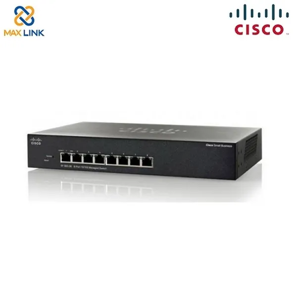 Cisco SF350-08 8-port 10/100 Managed Switch