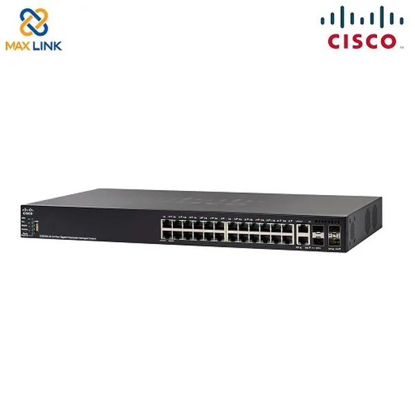 Cisco SF550X-24MP 24-port 10/100 PoE  Stackable Switch
