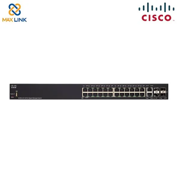 Cisco SF550X-24MP 24-port 10/100 PoE  Stackable Switch