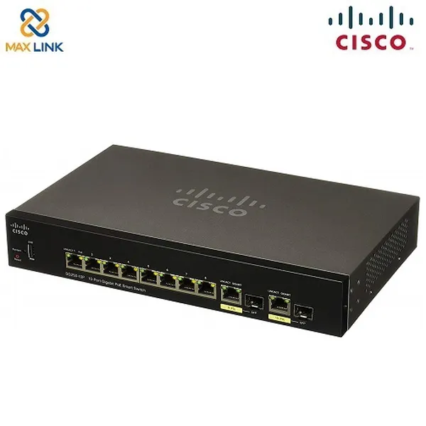 Cisco SG250-10P 10-port Gigabit PoE Switch