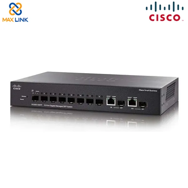 SG300-10 10-port Gigabit Managed SFP Switch