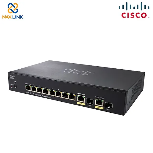 Cisco SG350-10 10-port Gigabit Managed Switch