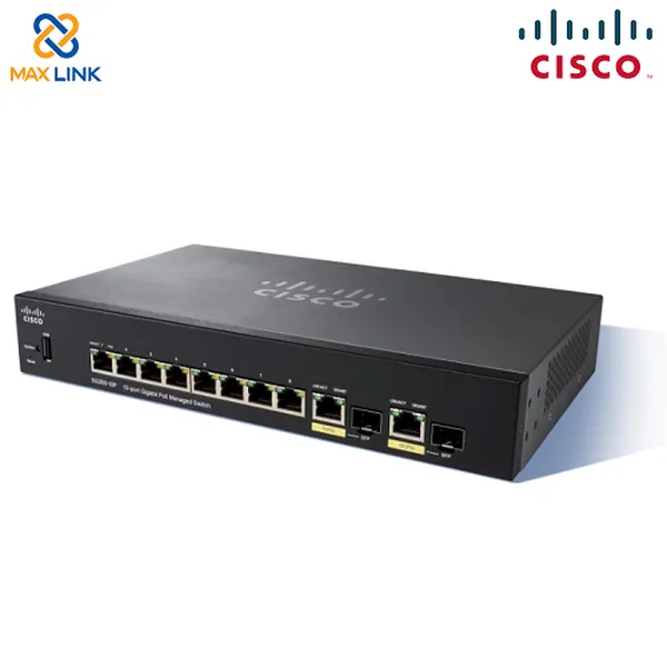 Cisco SG350-10MP 10-port Gigabit POE Managed Switch