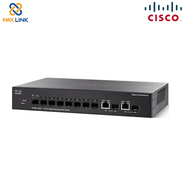 Cisco SG350-10SFP 10-port Gigabit Managed SFP Switch
