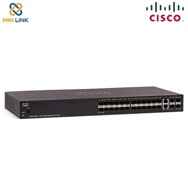 Cisco SG350-28SFP 28-port Gigabit Managed SFP Switch