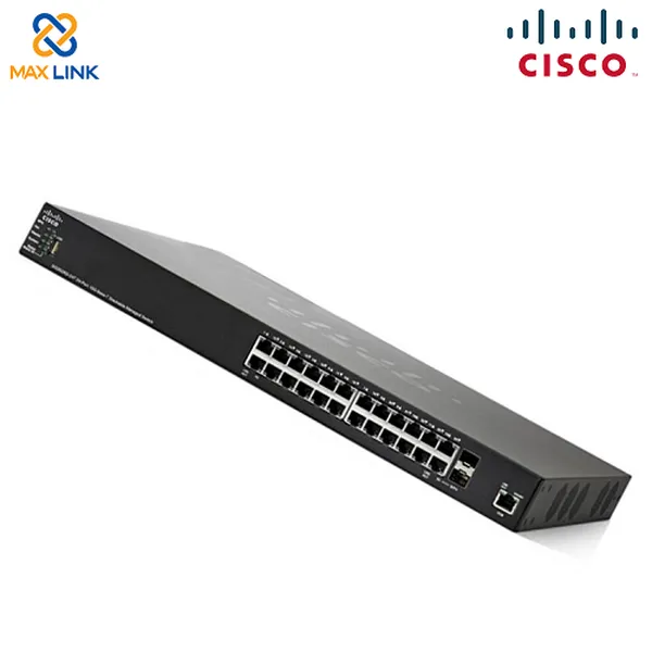 Cisco SG350X-24 24-port Gigabit Stackable Switch