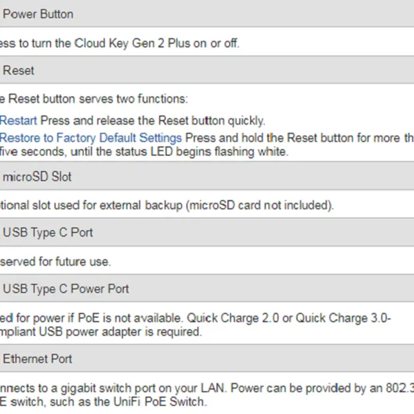 Cotroller UniFi Cloud Key Gen2 Plus UCK-GEN2-PLUS