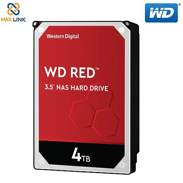 Ổ cứng HDD NAS WD Red 4TB Sata3 5400rpm (WD40EFAX)