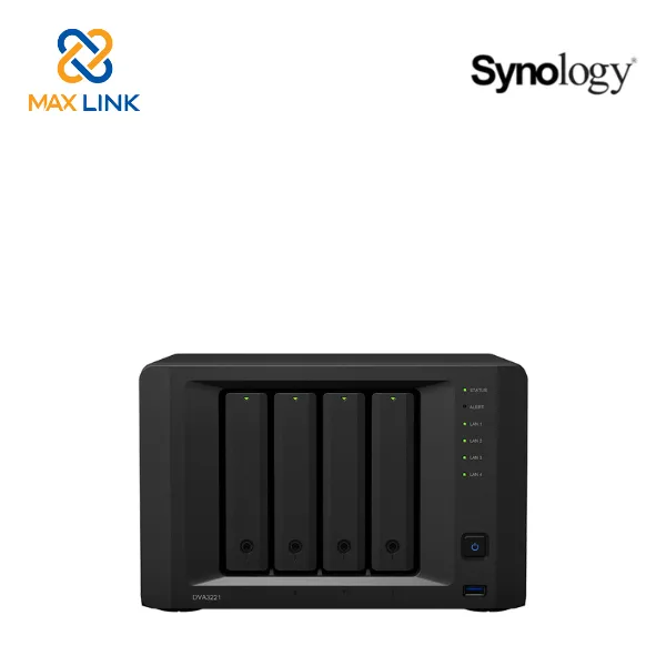 Đầu ghi hình camera Deep Learning NVR Synology DVA3221