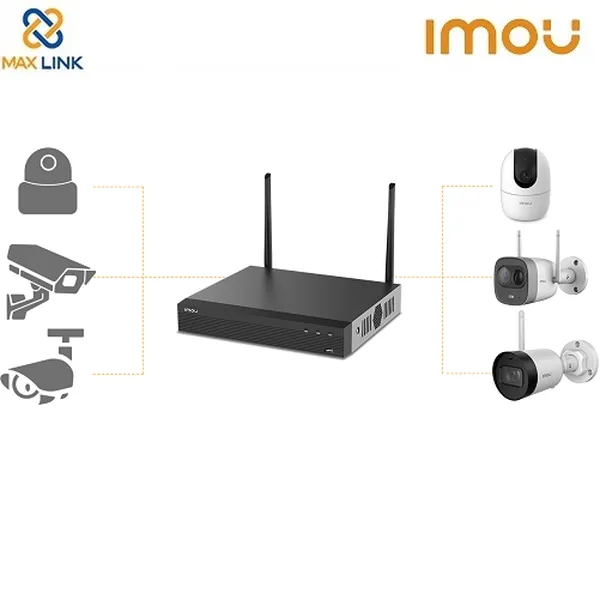 Đầu ghi wifi 4 kênh DAHUA IMOU Wireless Recorder NVR1104HS-W-S2