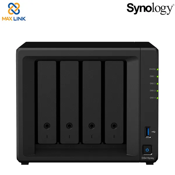 Thiết bị lưu trữ mạng NAS Synology DS418play