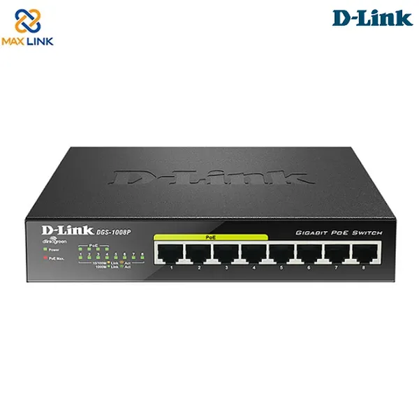 Gigabit POE Switch DGS-1008P