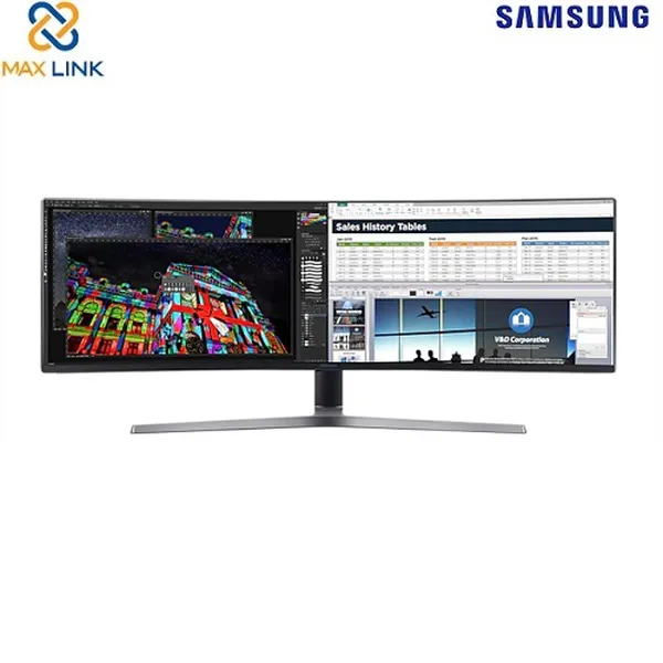 Màn hình máy tính cong Samsung 49 inch LC49HG90DMEXXV QLED Gaming Monitor