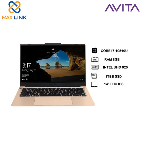 Máy tính xách tay AVITA NS14A8 (LIBER V14B-CG) (i7-10510U/ 8GB/ 1TB SSD/ 14" FHD/ Win10/ NS14A8VNR571-CGB)