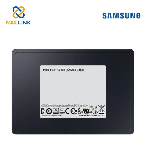 Ổ cứng Datacenter SSD SamSung PM893 2.5 inch SSD 1.92 TB MZ-7L31T900