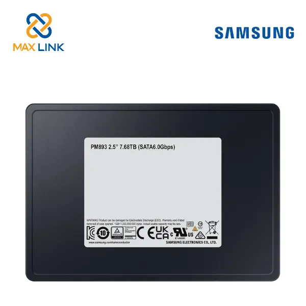 Ổ cứng Datacenter SSD SamSung PM893 2.5 inch SSD 7.68 TB MZ-7L37T600